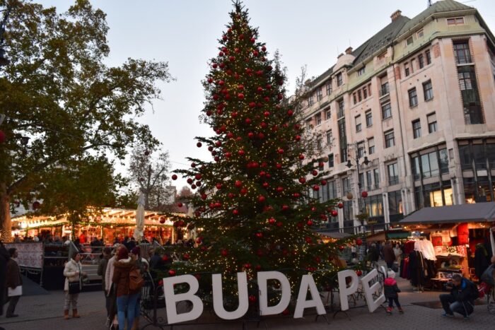 Christmas market, Budapest, Hungary