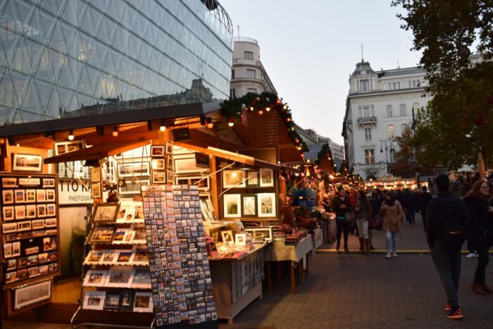Christmas market, Budapest, Hungary