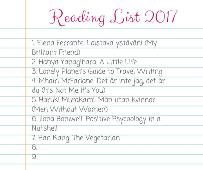Reading List 2017