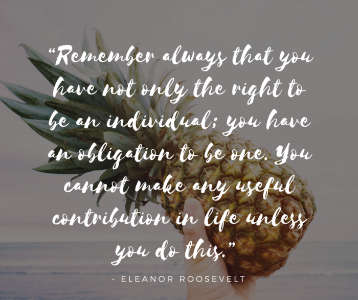 International Women's Day; quote; Eleanor Roosevelt