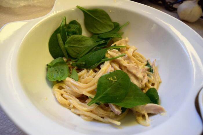 one-pot chicken alfredo, simple cooking, recipes