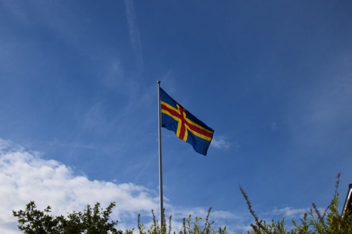 midsummer 2017, åland, flag