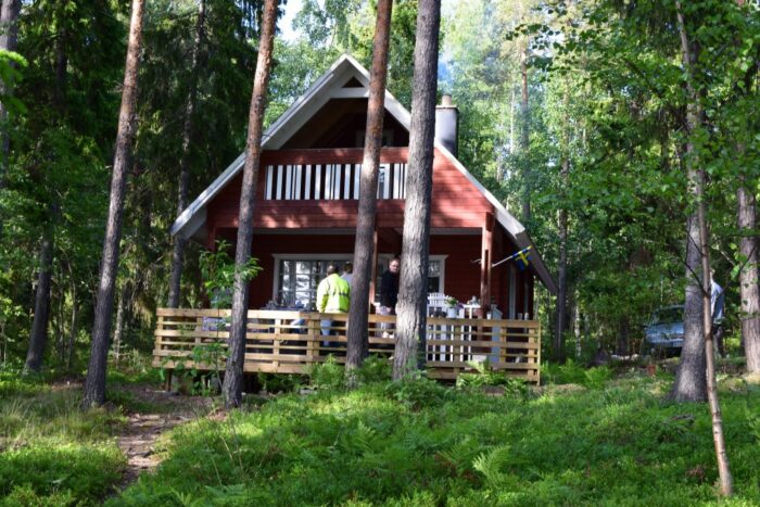 midsummer, finland, cottage