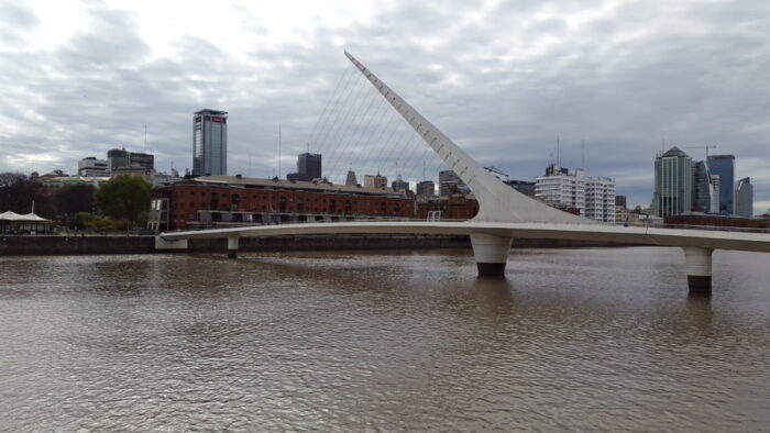 Buenos Aires, Argentina, Puente de la mujer, Puerto Madero