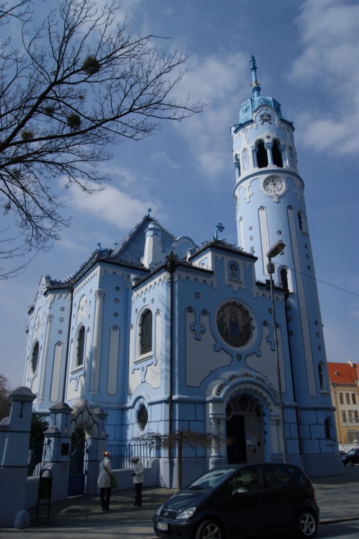 Little Blue Church, Bratislava, Slovakia, Church of St. Elisabeth, Kostol svätej Alžbety