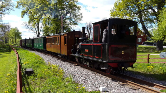 Mariefred, Södermanland, Sweden, Steam Engine, Train