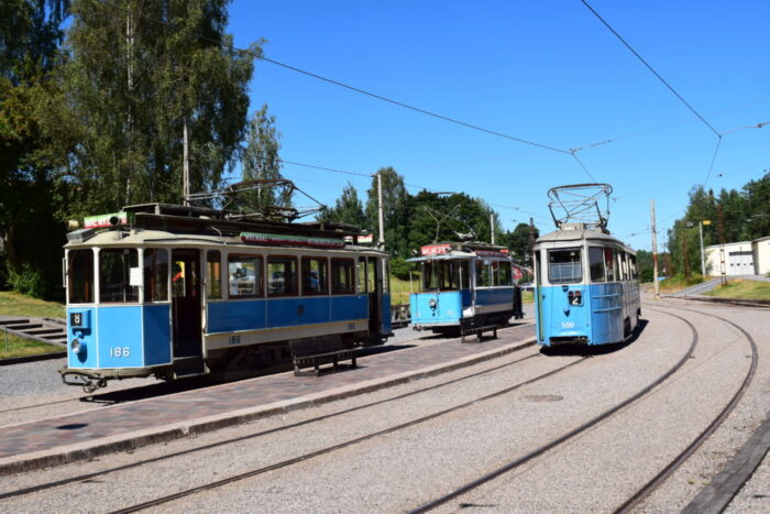Malmköping, Södermanland, Sweden, Trams, Railway