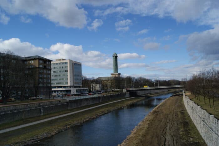 Ostravice, River, Ostrava, Czech republic
