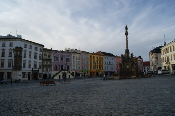 Holy Trinity Column, Mariánský sloup, Dolní náměstí, Olomouc, Czech Republic, 2014