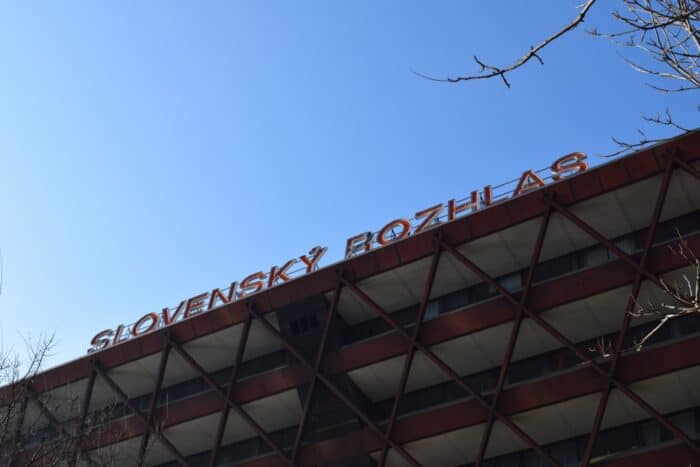 Slovak Radio Building, Budova Slovenského rozhlasu, Rozhlas a televízia Slovenska, Slovenský rozhlas, Bratislava, Slovakia