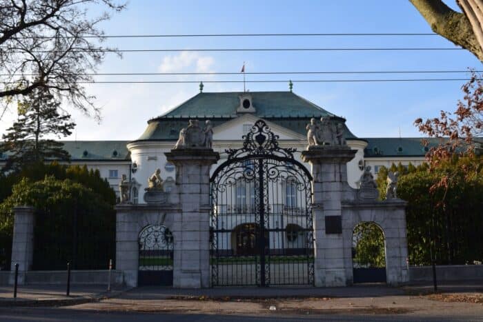 Episcopal Summer Palace, Letný Arcibiskupský Palác Bratislava, Slovakia, Slovensko