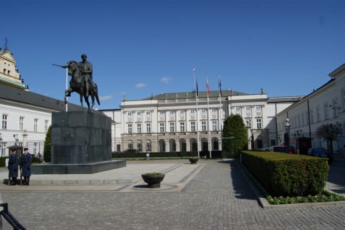 Presidential Palace, Warsaw, Pałac Prezydencki, Warszawa, Poland, Polska, Polen, 2014