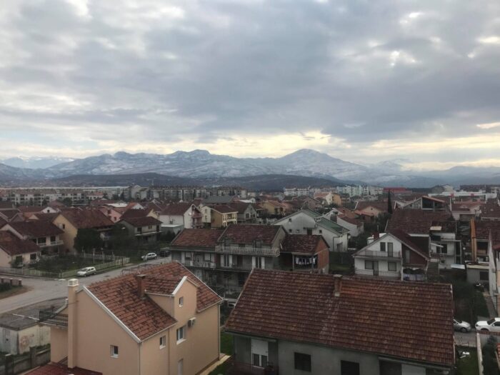 Montenegro, Podgorica, Hotel Aurel, view