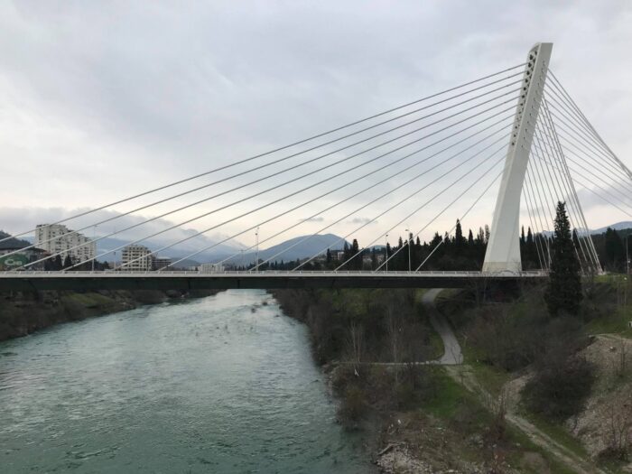 Podgorica, Montenegro, Most Milenium, Bridge