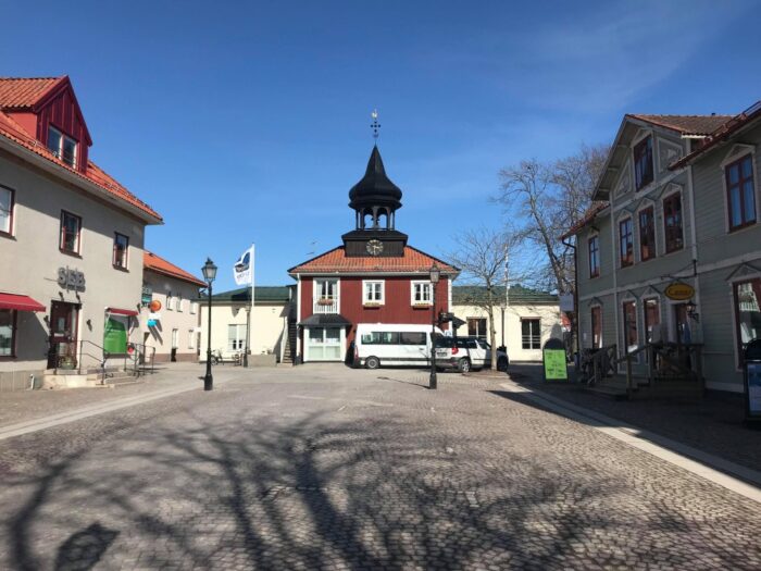 Trosa, Sweden, Rådhus, Old Town Hall, Švédsko
