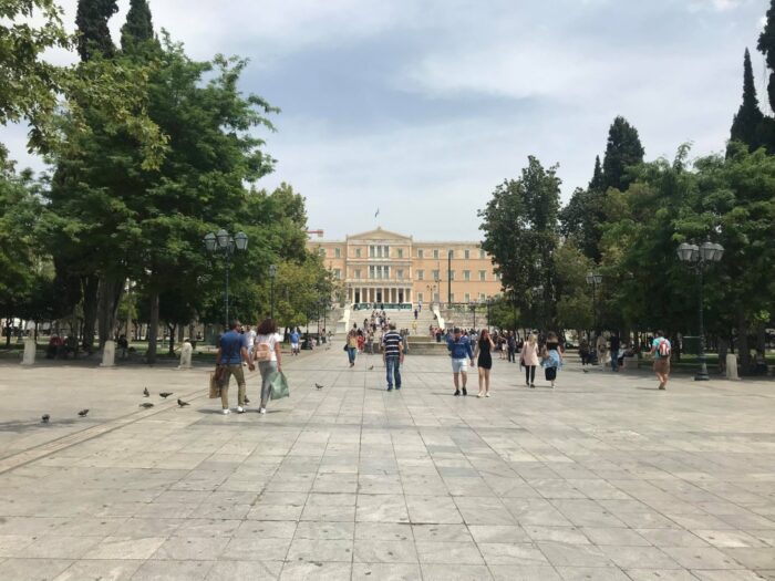 Visiting Athena, Athens, Greece