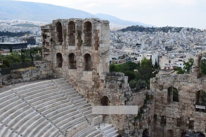Sights in Athens, Greece, Acropolis