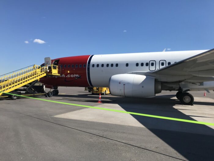 Kiruna Airport, Lapland, Sweden, Norwegian