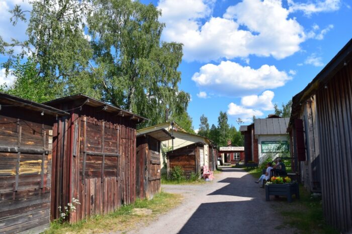 Kåkstaden, Malmberget, Lapland, Sweden, Sverige, Township