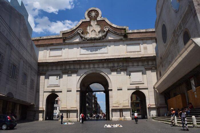 Porta del Popolo, Rome, Italy