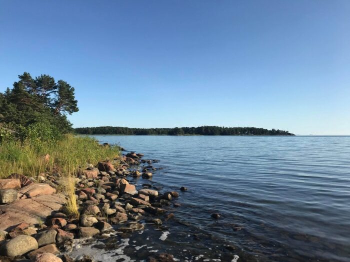 Swimming spot, Möckelövägen, Sights on Åland, Östersjön