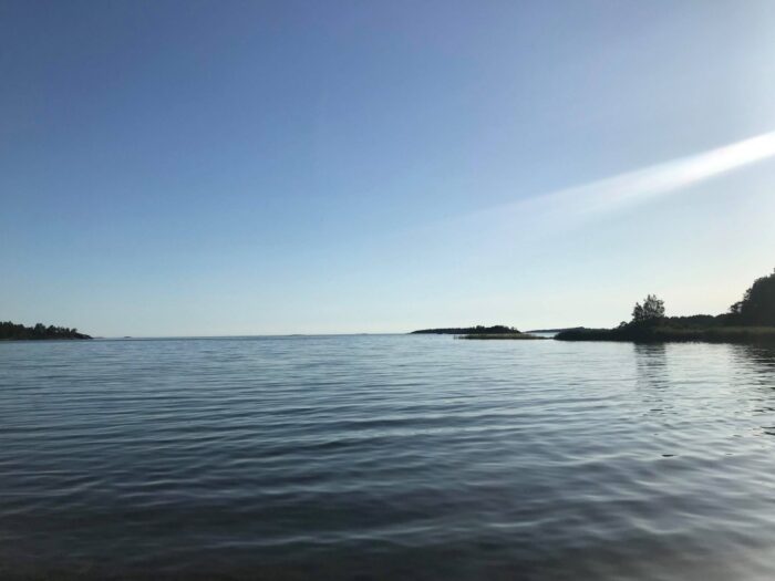 Swimming spot, Möckelövägen, Sights on Åland, Baltic Sea, Finland