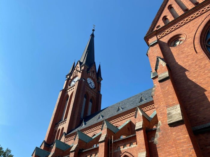 Gustav Adolf Church, Gustav Adolfs kyrka, Sundsvall, Medelpad, Exploring Sweden