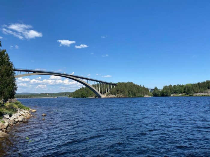Sandöbron, Sandö Bridge, Lunde, Ångermanland, Exploring Sweden
