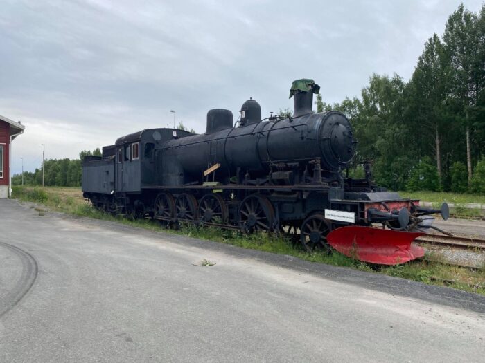 Vilhelmina, Lappland, Sweden, Steam engine
