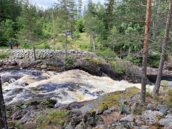 Noppikoski, Dalarna, Sweden, Noppikoskiforsen, Noppikoskifallet, Waterfall