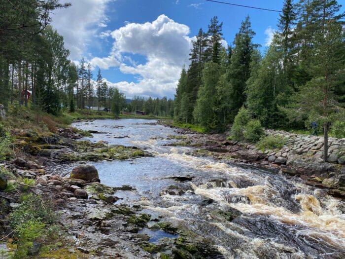 Noppikoski, Dalarna, Sweden, Noppikoskiforsen, Orsa Finnmark