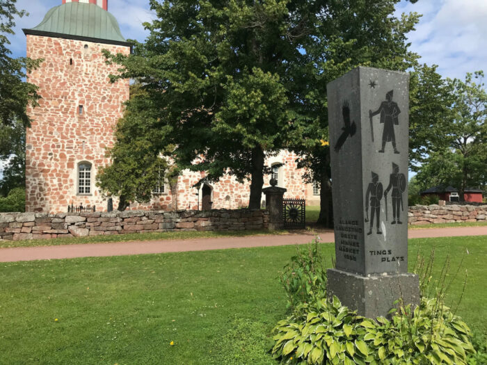 Saltvik Church, Åland, Tingsplats