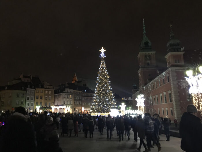 Warsaw, Poland, Christmas Tree