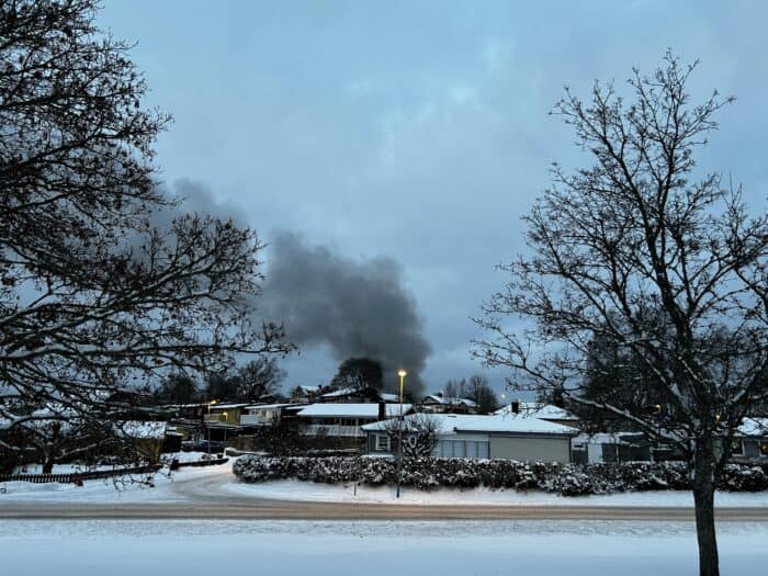 Vagnhärad, Södermanland, Sweden, ICA Supermarket, 2023 Fire