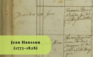 Jean Hansson,1775-1828, Släktforskning