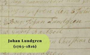 Johan Lundgren, 1763-1816, Trosa, Christophersson