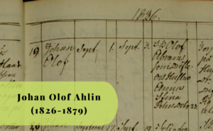 Olof Johan Ahlin, 1826-1879, Altuna, Gryta, Uppsala