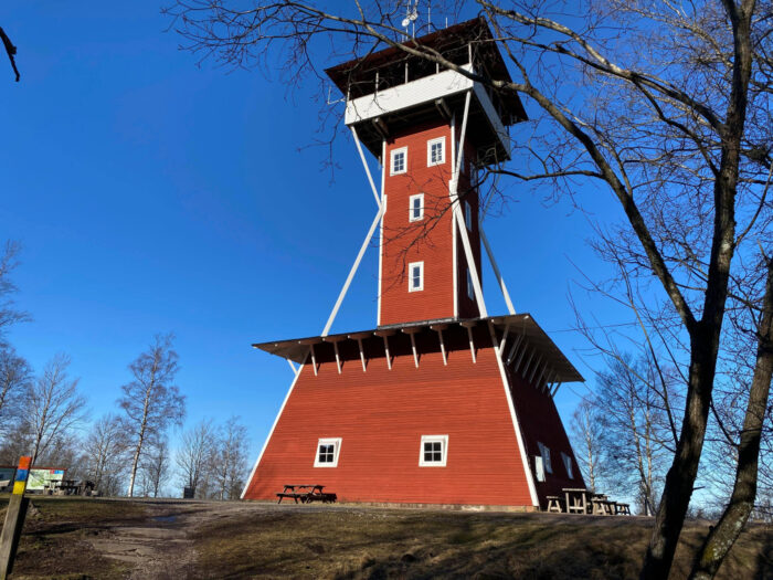 Högkullen, Kinnekulle, Västergötland, Sweden, Utsiktstornet