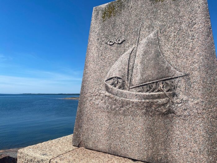 Mail Route Monument, Eckerö, Åland Islands, Finland