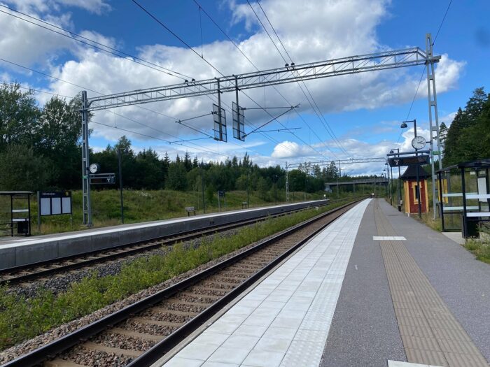 Älvkarleby, Uppland, Sweden, Railway Station