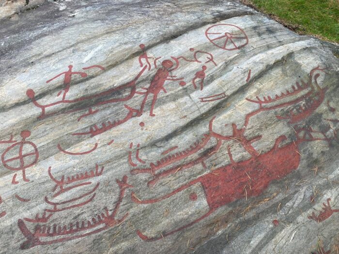 Hemsta, Uppland, Sweden, Petroglyph, Stone Carvings