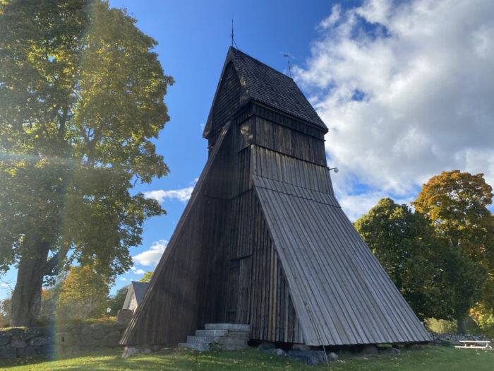 Ununge, Uppland, Sweden, Klocktorn, Klockstapel, Clock Tower