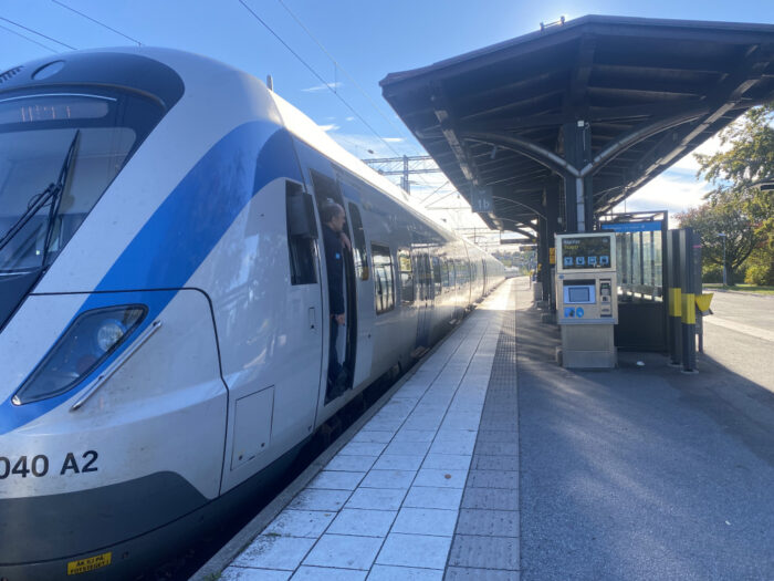 Nynäshamn, Södermanland, Sweden, SL, Station, Train