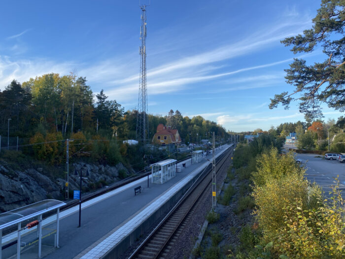 Ösmo, Södermanland, Sweden, Train Station, SL