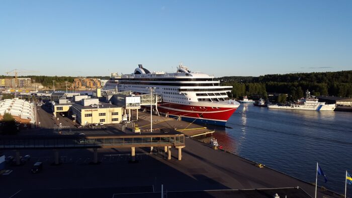 Turku, Varsinais-Suomi, Finland, Åbo, Viking Line, Hamn, Harbour