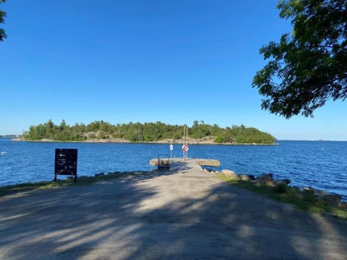 Kapellskär, Uppland, Sweden, Ångbåtsbryggan