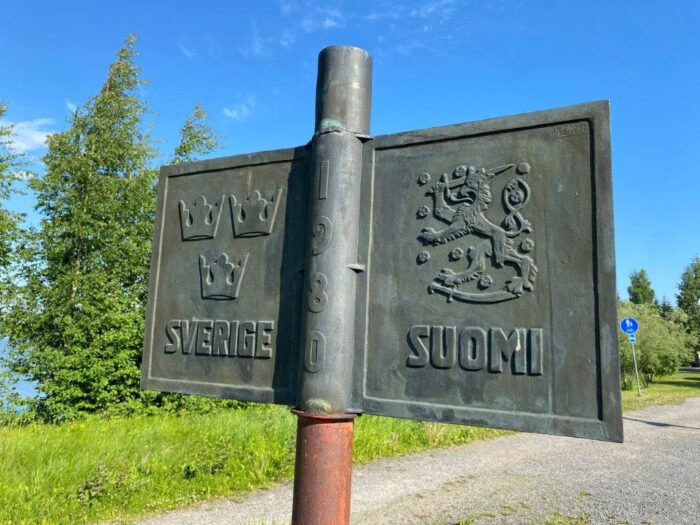 Haparanda, Norrbotten, Sweden, Suomi, Finland, Border, Sverige, Gränsen