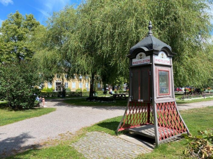 Katrineholm, Södermanland, Sweden, Rikstelefon, Phone Box, Telefonkiosk