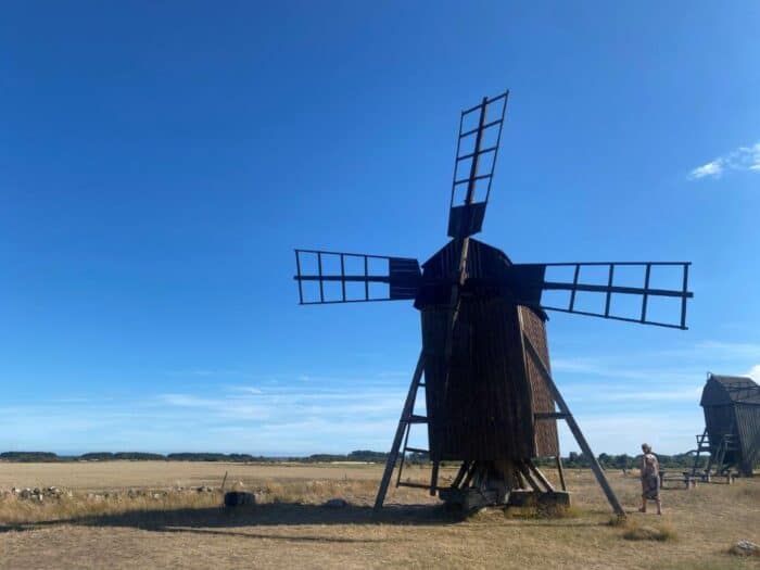 Lerkaka, Öland, Sweden, Windmills, Väderkvarnar, Szwecja