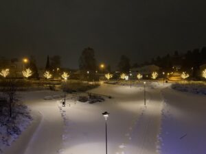 Vagnhärad, Sweden, Snowstorm, Hike